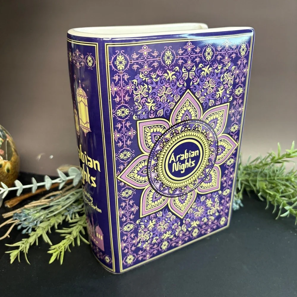 Steel Mill‎ Arabian Nights Book Vase | BookTok Shelf Decor | Home Library